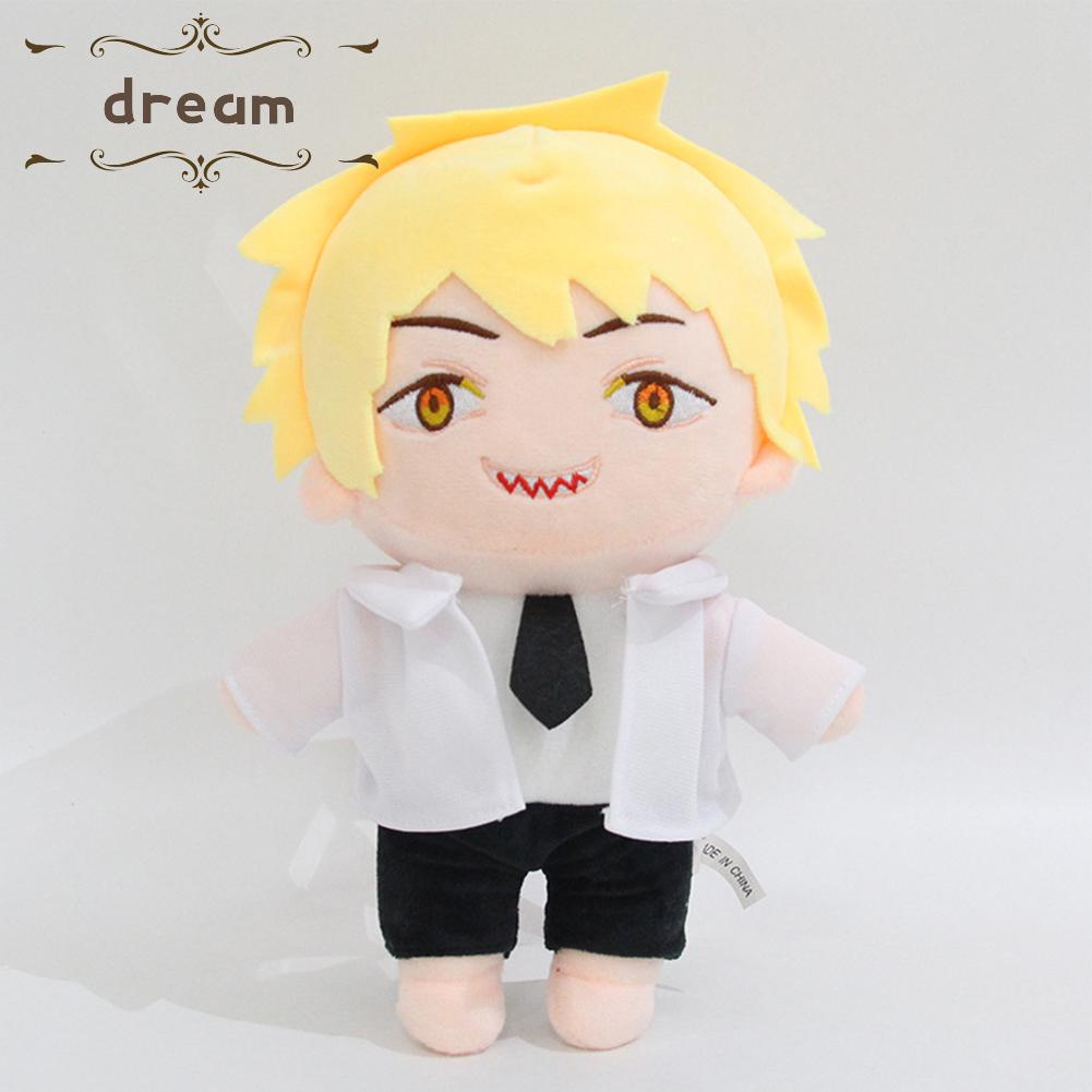 【DREAMLIFE】Chainsaw Man Plush Toys Doll Power Makima Denji Mitaka Asa Stuffed Cosplay Anime Cartoon Soft Toys Birthday Gifts 23cm
