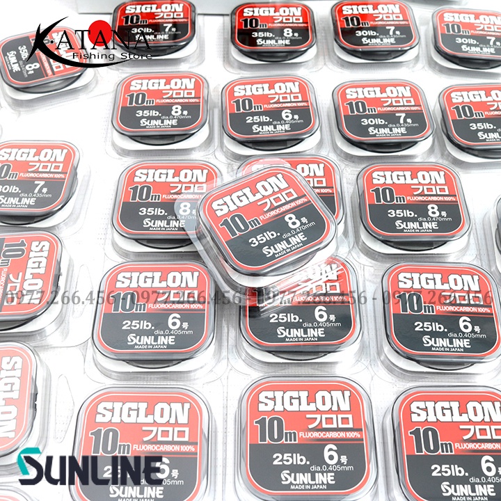 Dây FluoroCarbon Sunline Siglon FC - cuộn 10m - Made in Japan