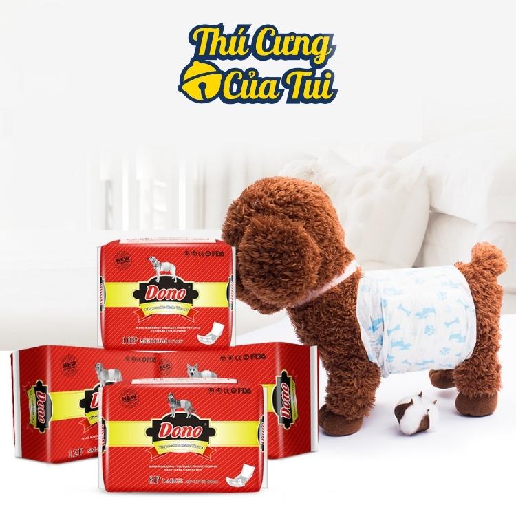 Lẻ Bỉm Cho Chó Đực - Tã Quấn Bụng Dono Disposale Diapers - Tả Lót Siêu Thấm Hút - Thú cưng của tui