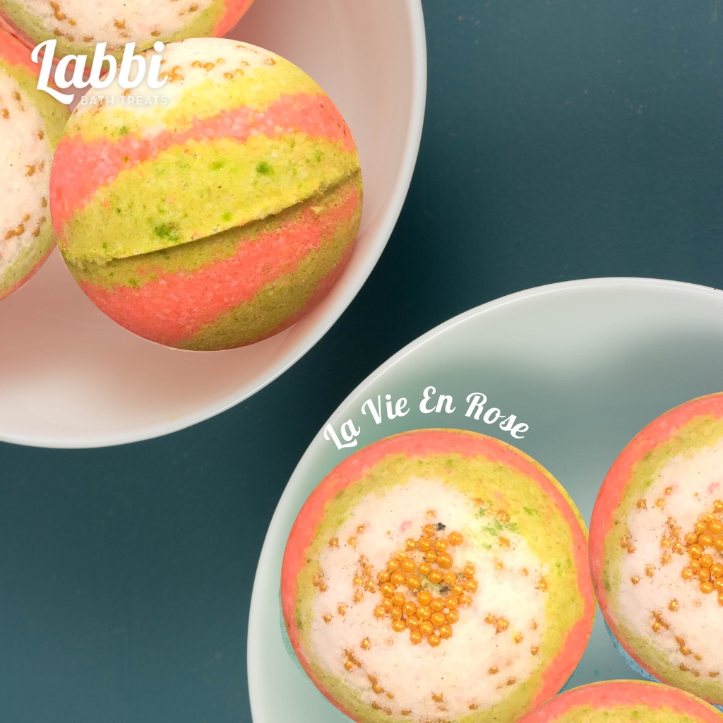 LA VIE EN ROSE [Labbi] Bath bomb / Viên sủi bồn tắm / Bom tắm