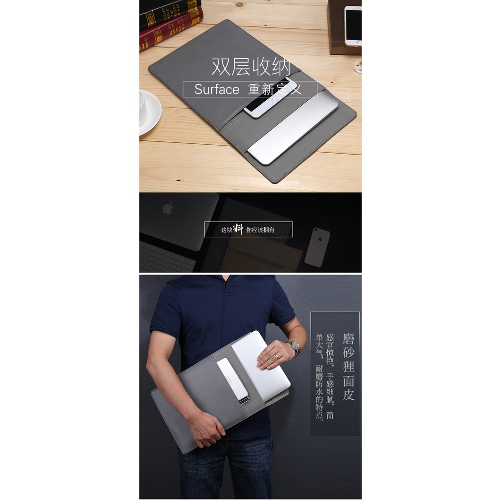 Bao da bảo vệ máy tính bảng microsoft surface pro5/6  thiết kế sang trọng | BigBuy360 - bigbuy360.vn