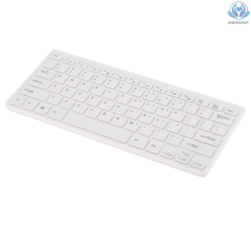 【enew】2.4G Ultra Slim Portable Wireless Keyboard and Mouse Combo with Keyboard Protective Film for Windows 7/8/XP/Vista/Desktop/ PC