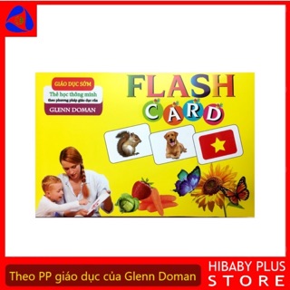 BB1 Bộ Thẻ Học Thông Minh 15 Chủ Đề loại to song ngữ tiếng Anh cho bé từ 0-6 tuổi