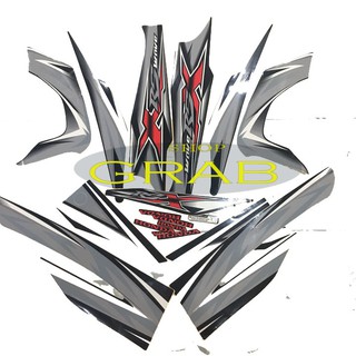 [Ơ KÌA] Trọn bộ tem xe Wave RSX màu xám đen tân trang xe như mới G106-2 (9230)