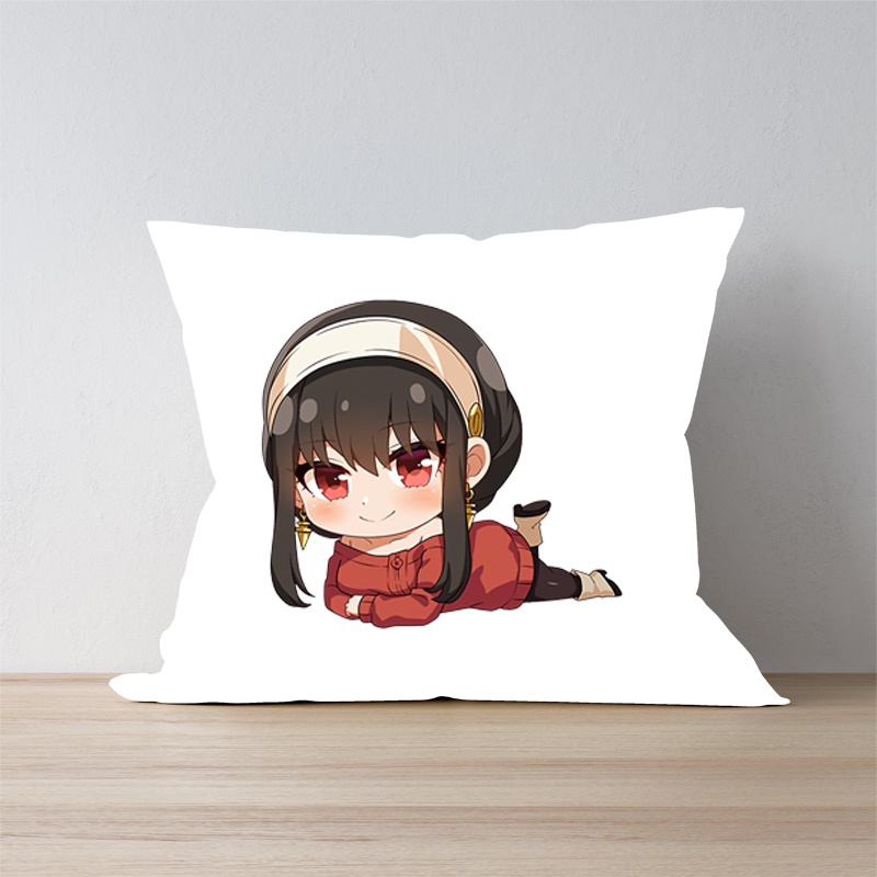 Gối IN HÌNH SPY x Family ver nằm gia đình điệp viên anime chibi xinh xắn dễ thương tiện lợi xinh xắn êm ái