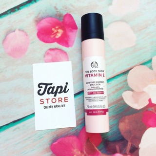 Sữa dưỡng chống nắng The Body Shop Vitamin E Moisture Protect Emulsion SPF 30 PA+++