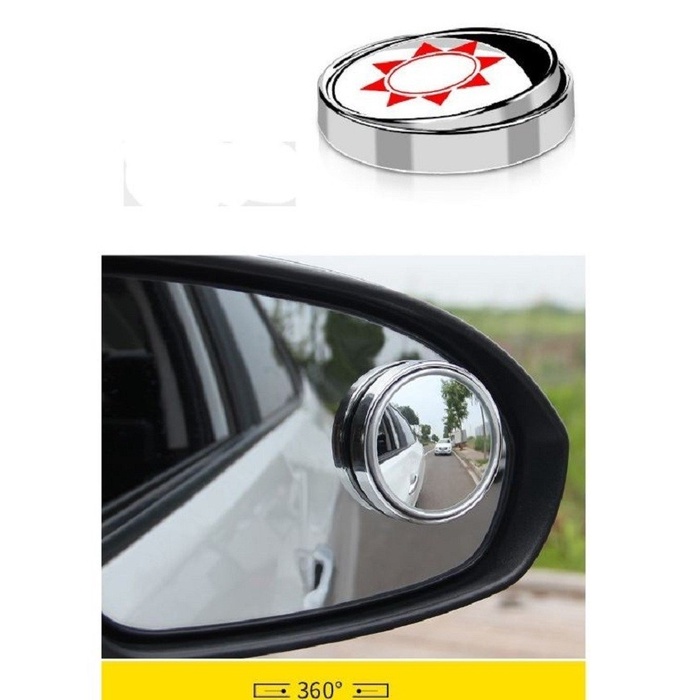 Bộ 2 Gương Cầu Lồi 360 Độ Gắn Gương Chiếu Hậu Ô Tô, Xe hơi