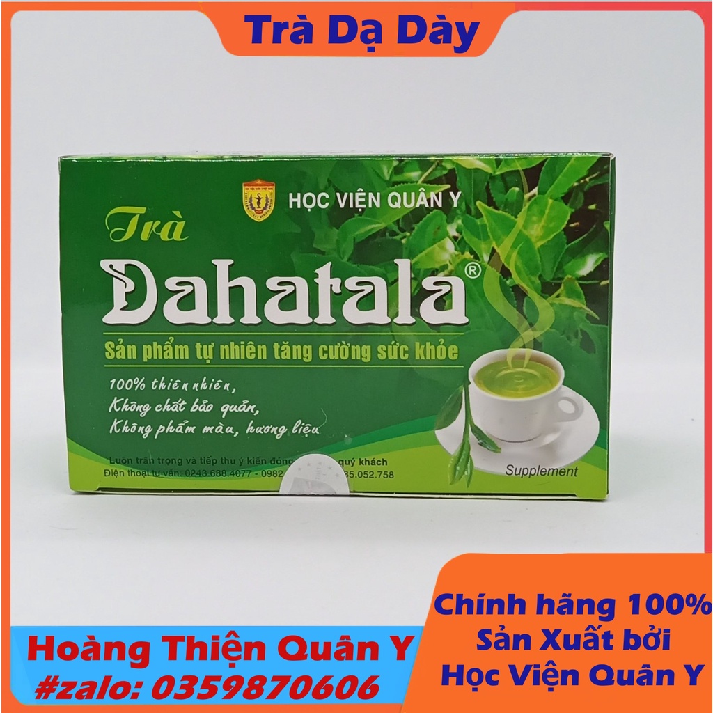 Trà Dahatala Học Viện Quân Y – Hỗ Trợ Viêm Loét Dạ Dày