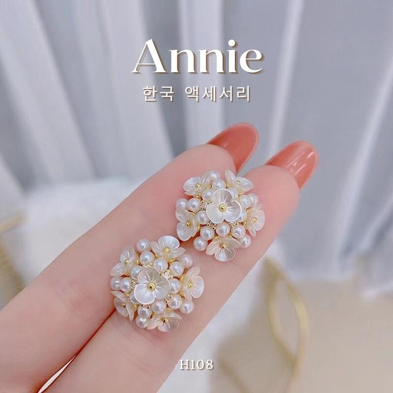 Bông tai hoa cầu vòng thời trang nữ tính phong cách hiện đại thanh lịch Annie H108