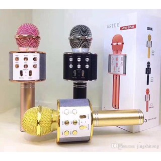 Micro karaoke kèm Loa Bluetooth WS-858
