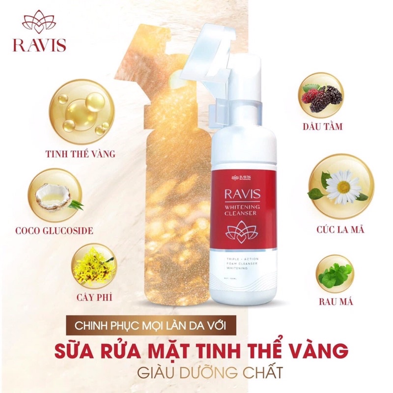 Sữa rửa mặt ravis