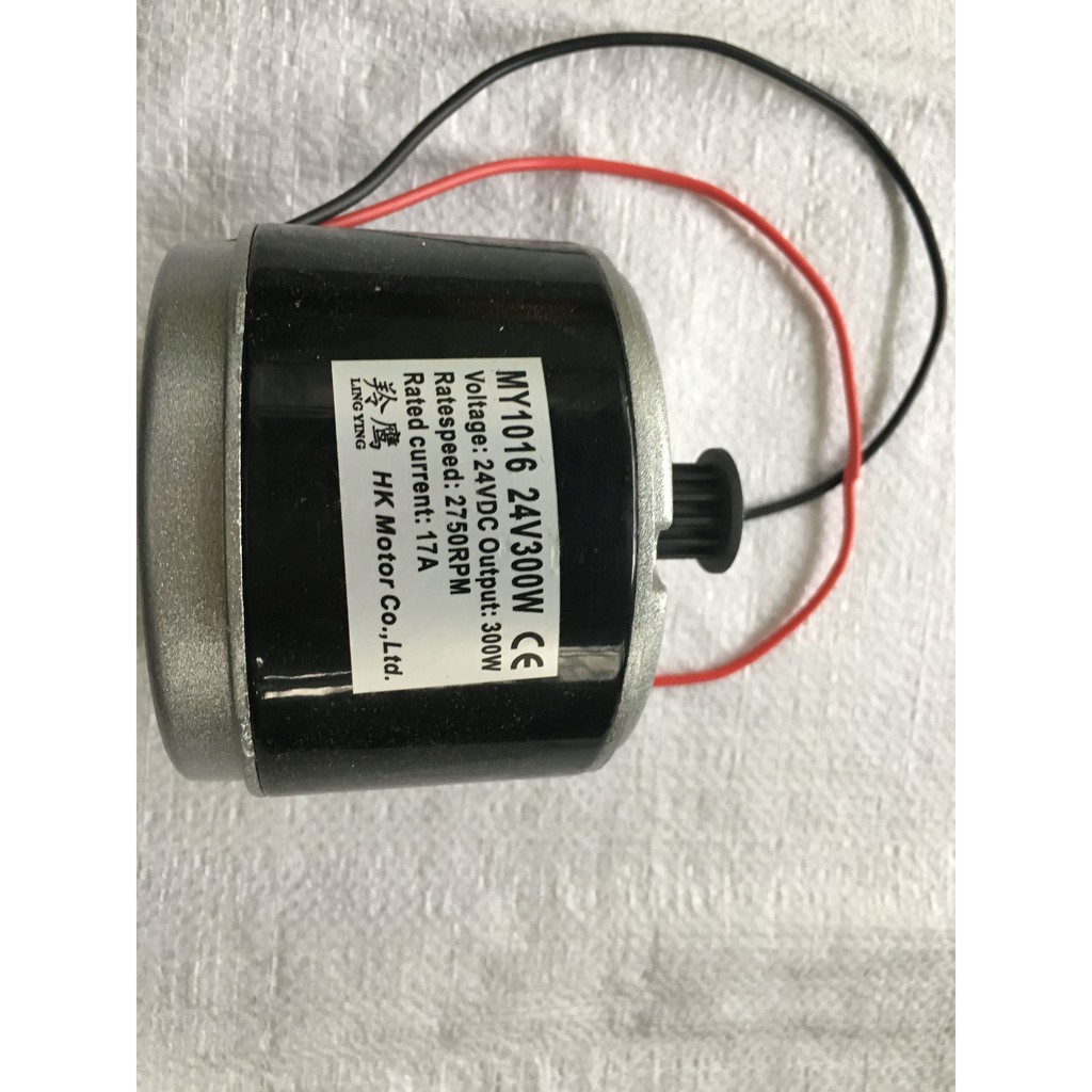 Motor 24V 250W 300W Chạy buly dây Curoa 5M