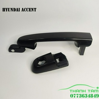 Tay mở cửa ngoài hyundai accent đen/ tay nắm cửa ngoài hyundai accent đen