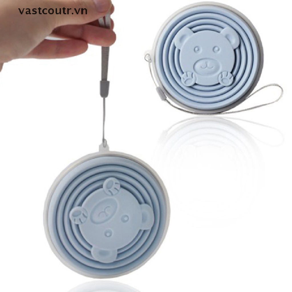 Cốc Uống Nước Silicone Có Thể Gấp Gọn Tiện Lợi
