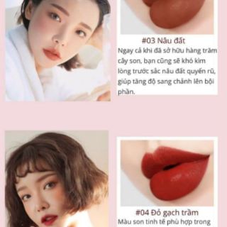 [Sẵn] Son Gilaa Long Wear Lip Cream Auth