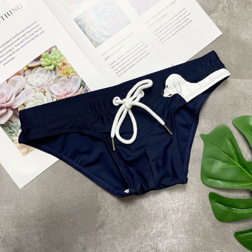 QUẦN BƠI NAM - Dạng Tam Giác - AUS - Chất Cực Mịn - In Chữ - Hàng nhập khẩu | BigBuy360 - bigbuy360.vn