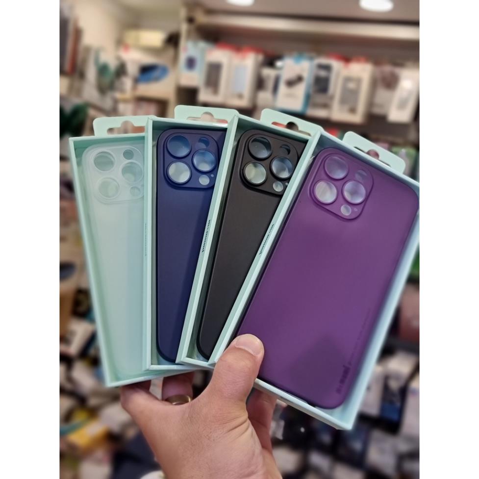 Ốp Memumi siêu mỏng dành cho iphone 14 / 14Plus / 14Pro / 14Promax Chính hãng