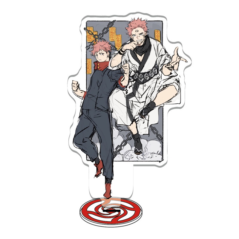 Mô hình nhân vật Jujutsu Kaisen đứng bằng acrylic để bàn trang trí