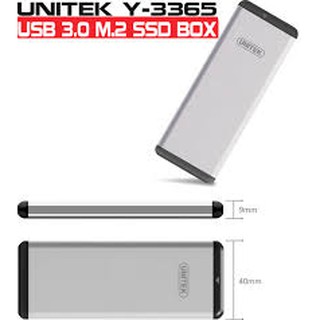 Box chuyển SSD M2 Sata sang ổ cứng di động Unitek Y-3365 chuẩn 3.0 (Xám)