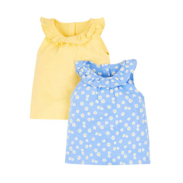 (Sale) Hàng có sẵn - set 2 áo bé gái Mothercare 9-12m