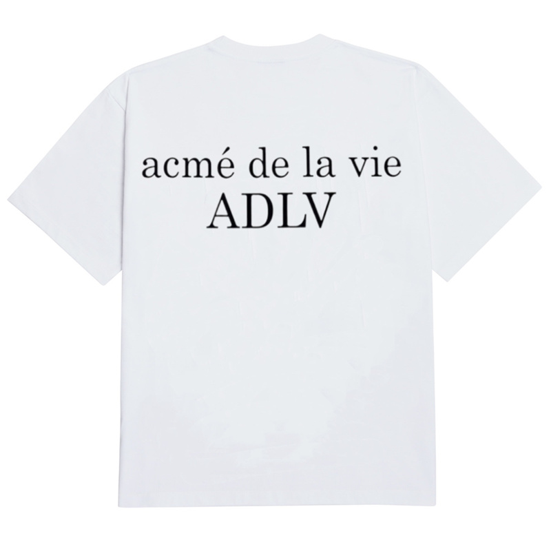 Áo thun ADLV tay ngắn in hình xinh xắn phong cách Hàn Quốc X26