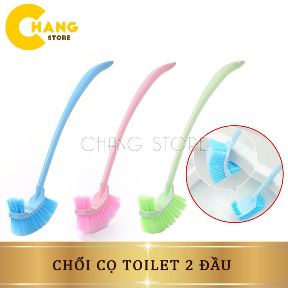 Chổi cọ toliet 2 đầu thông minh dễ dàng sạch vết bẩn