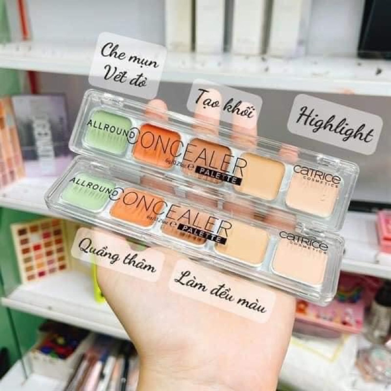 Che Khuyết Điểm Đa Năng Catrice 5 Ô Catrice Concealer Palette 6g