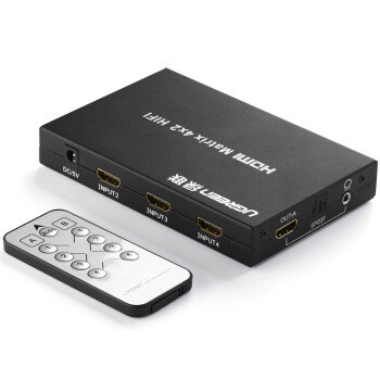 Bộ Switch HDMI Ugreen Vào 4 Cổng HDMI Ra 2 Cổng HDMI 40216