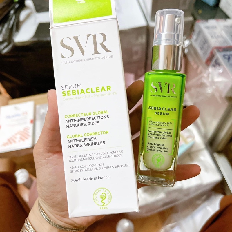 Tinh Chất Giảm Mụn, Mờ Thâm SVR Sebiaclear Serum
