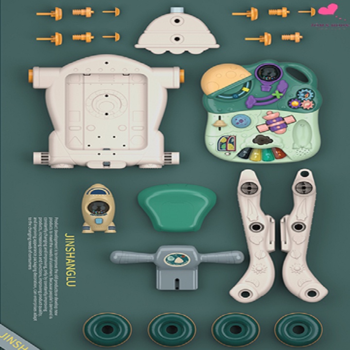 Xe Tập Đi Đa Năng Biến Đổi 5 Chức Năng Kèm Bàn Chơi Phát Nhạc Cho Bé