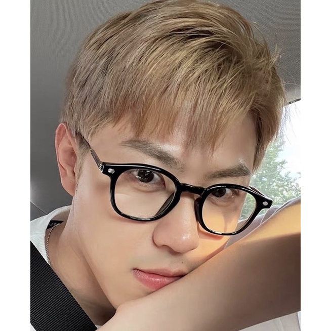 Gọng kính cận Eddy nam nữ mắt tròn chất liệu titan cao cấp T22004 Jolie eyewear