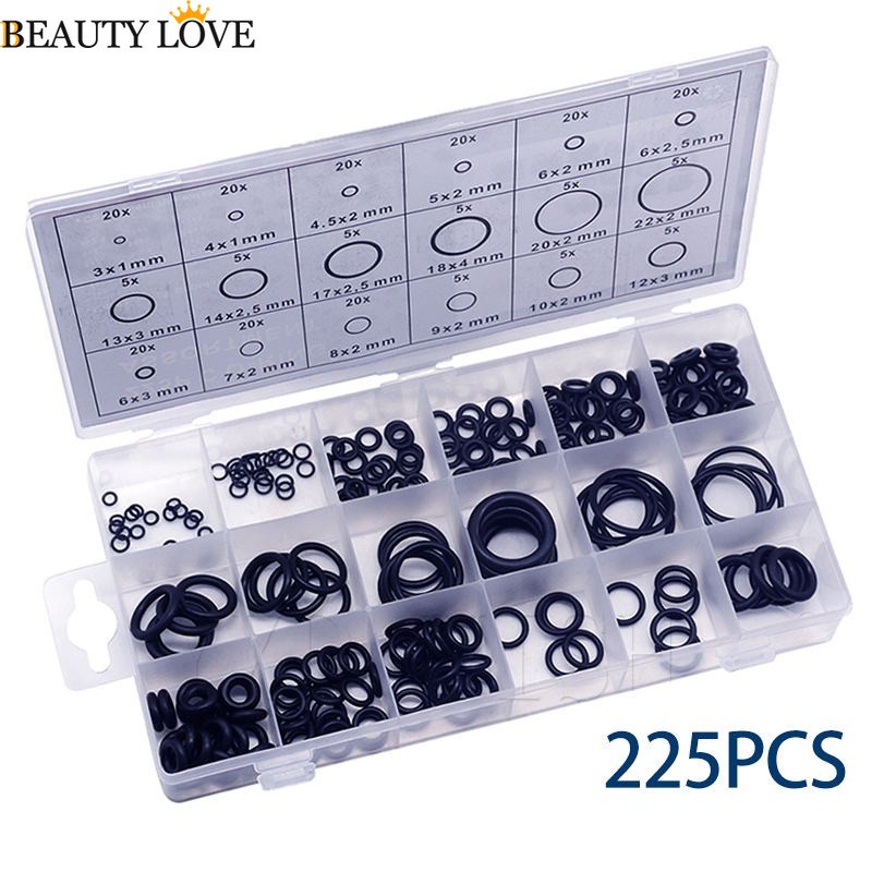 [Mới] Bộ 225 Vòng Cao Su Chữ O Sửa Chữa Tự Động Kín Dầu Kháng Nước