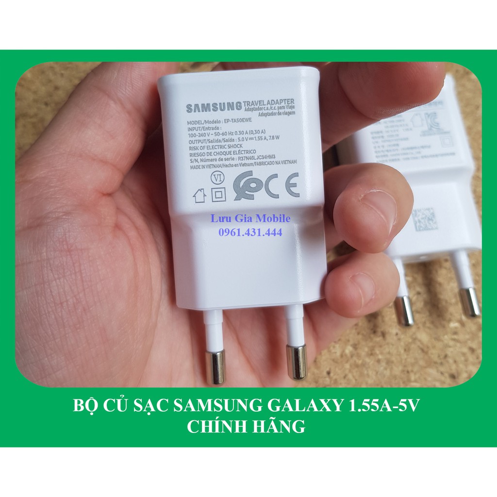 [1.55A-5V] Bộ củ sạc Samsung M10 công ty | Galaxy A10 chính hãng