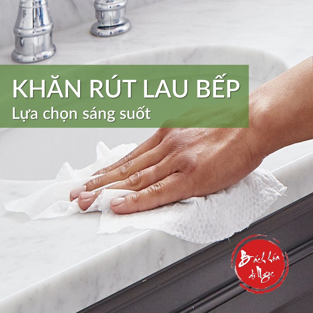 Khăn ướt lau bếp đa năng ANPA [NOWSHIP TP.HCM] -🇻🇳 50 miếng kháng khuẩn khử mùi 800gr - HƯƠNG CHANH DIỆT KHUẨN