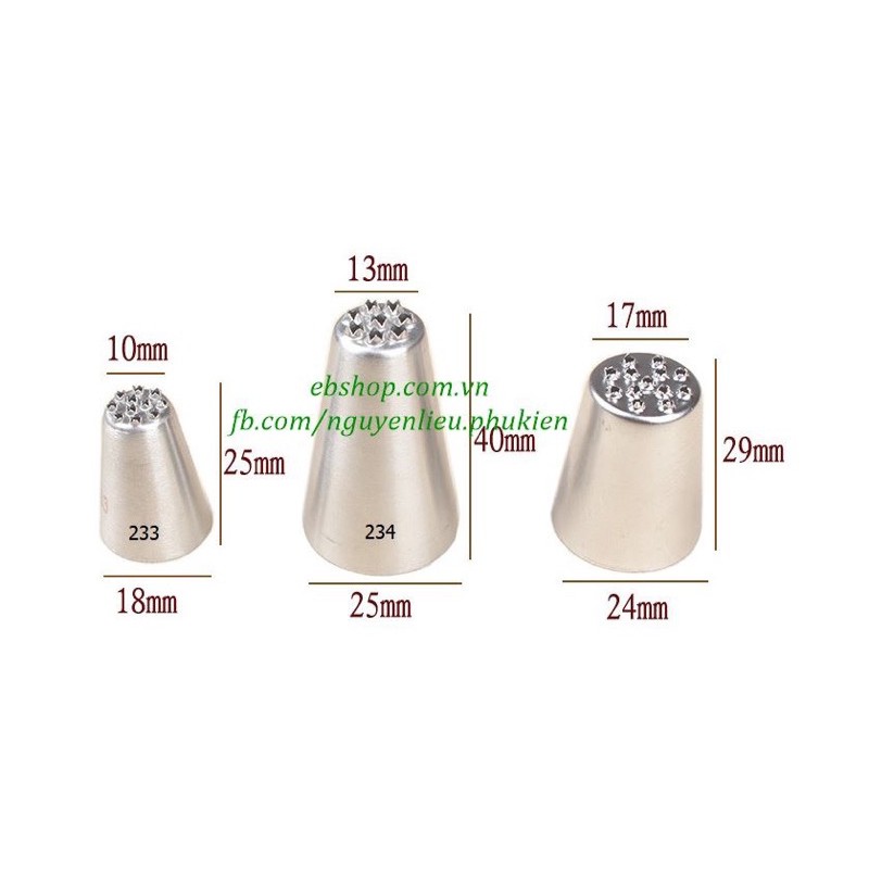 233 - 234 Đui bắt cỏ trang trí bánh