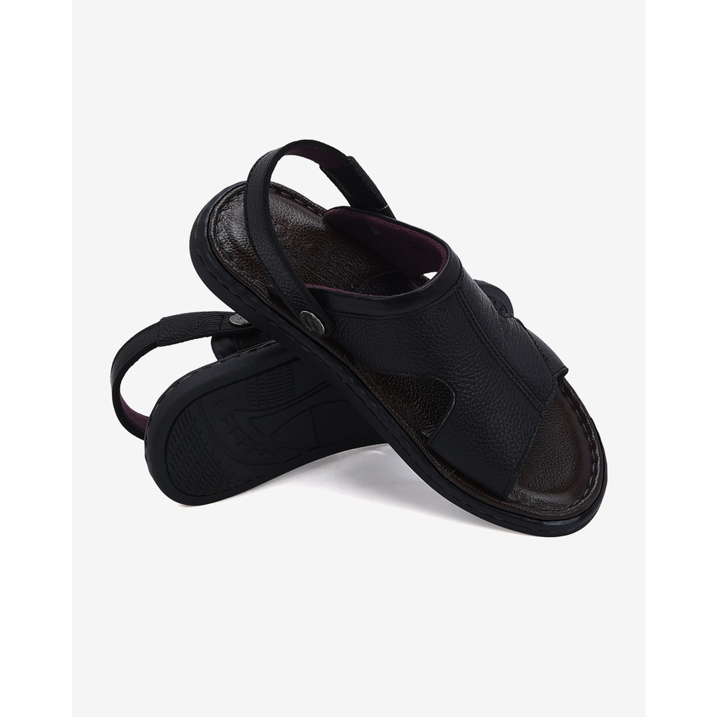 Giày Sandal nam Đông Hải thiết kế quai ngang cut-out hiện đại đế cao 3cm tiện dụng - S1134