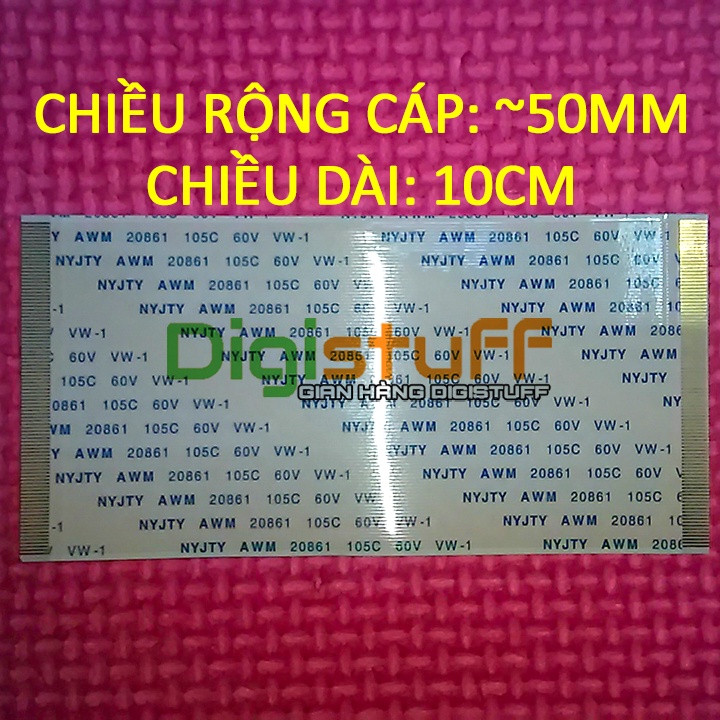 Cáp bẹ 96 pin AWM 20861 105C 60V VW-1 chân mạ vàng