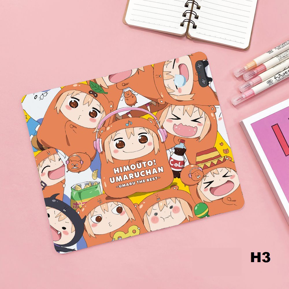 Lót chuột - Himouto! Umaru-chan - cô gái 2 mặt khổ 21x24x3 bo viền