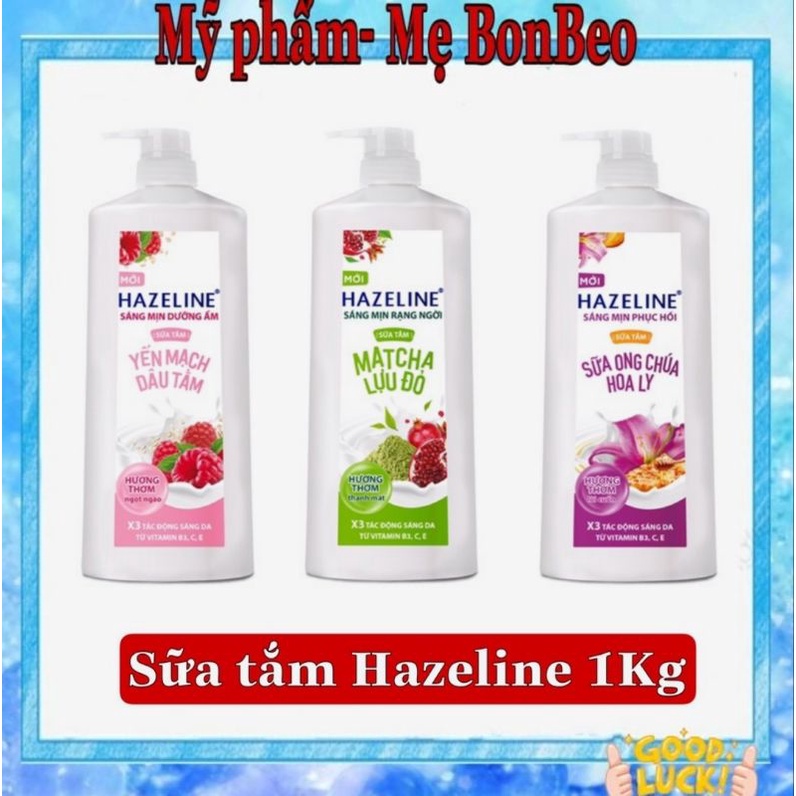 Sữa tắm dưỡng thể sáng da Hazeline 1kg