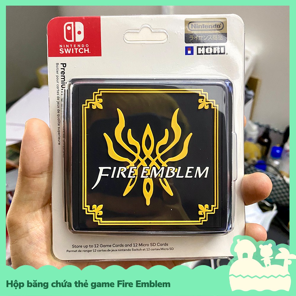 [Sẵn VN - NowShip] Phụ Kiện Hộp Băng Chứa Thẻ Game Nintendo Switch NS, Nintendo Switch Lite Fire Emblem