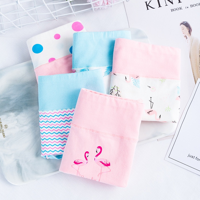 Quần lót LEVAO vải cotton cỡ lớn họa tiết hoạt hình thời trang cho phái nữ bé gái