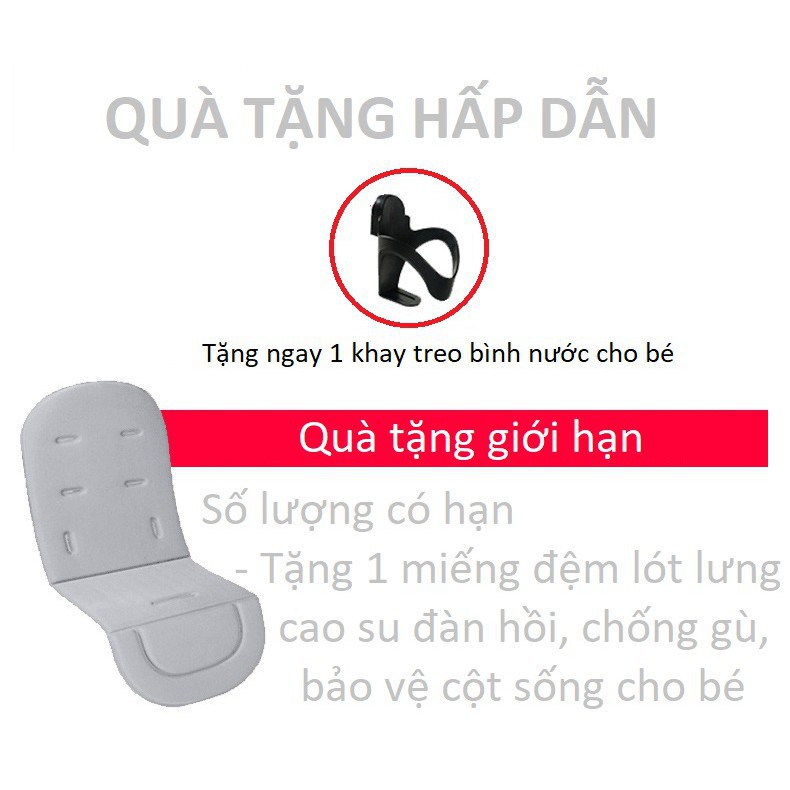 Xe đẩy em bé gấp gọn dành cho bé biết ngồi