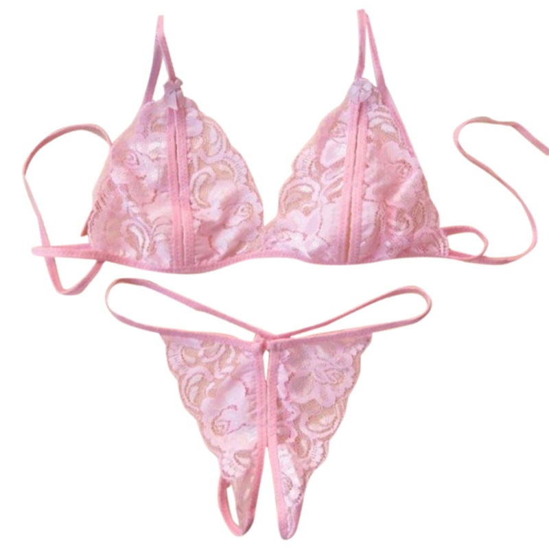 Bộ đồ lót 2 mảnh phối ren quyến rũ cho nữ | BigBuy360 - bigbuy360.vn