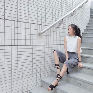 Quần Ống Rộng Lửng Hàng Cao Cấp