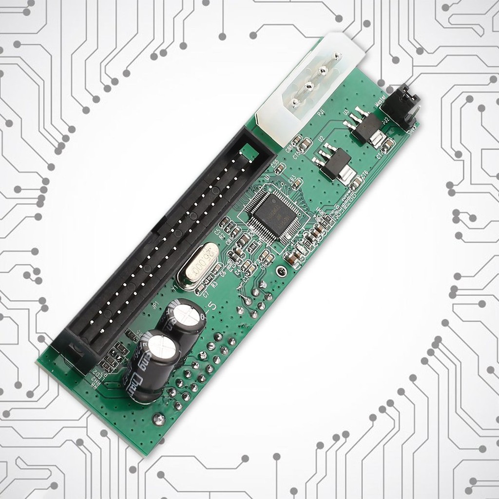 Ready Stock Bộ chuyển đổi SATA sang PATA IDE 7+15 Pin 3.5/ 2.5 HDD DVD cắm và sử dụng tiện lợi