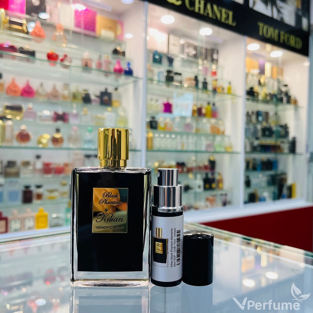 10ml Nước Hoa Unisex Kilian Black Phantom Memento Mori EDP - Hương gỗ đàn hương, rượu rum sang trọng và quyến rũ