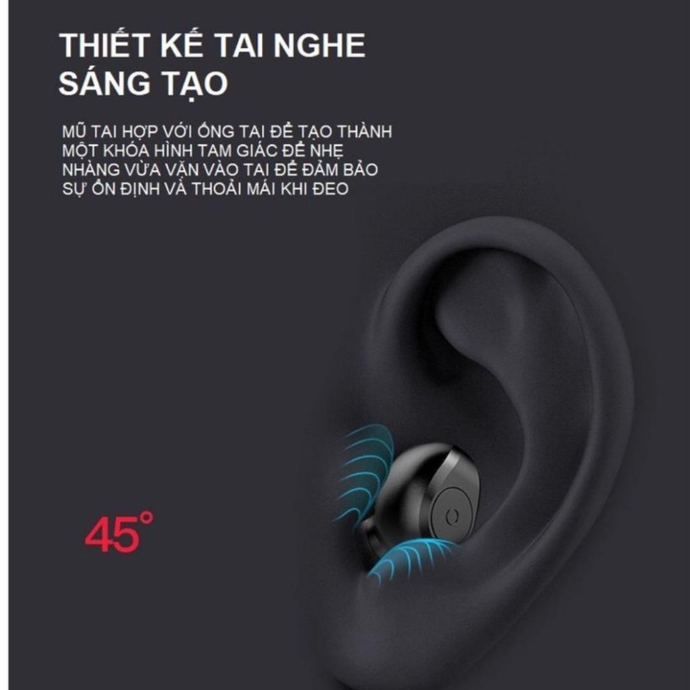 Tai Nghe Bluetooth Mini ⭐[Chính hãng] ⭐Nhét Tai Kiêm Sạc Dự Phòng kiêm sạc dự phòng - Tai Nghe Không Dây