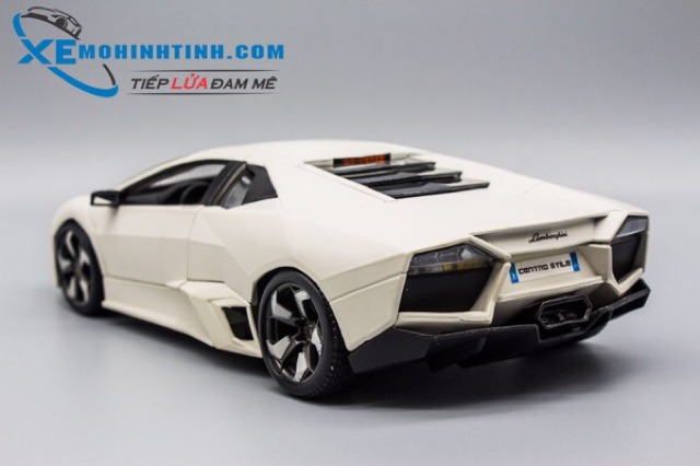 Xe Mô Hình Lamborghini Reventon 1:18 Bburago (Trắng)