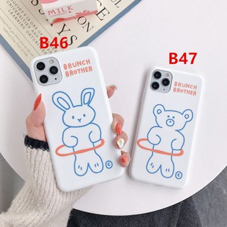 Ốp Lưng điện thoại hình Brunch Brother đơn giản cho iPhone 11Pro Max Xs XR i7 Plus 8Plus 6s SE2