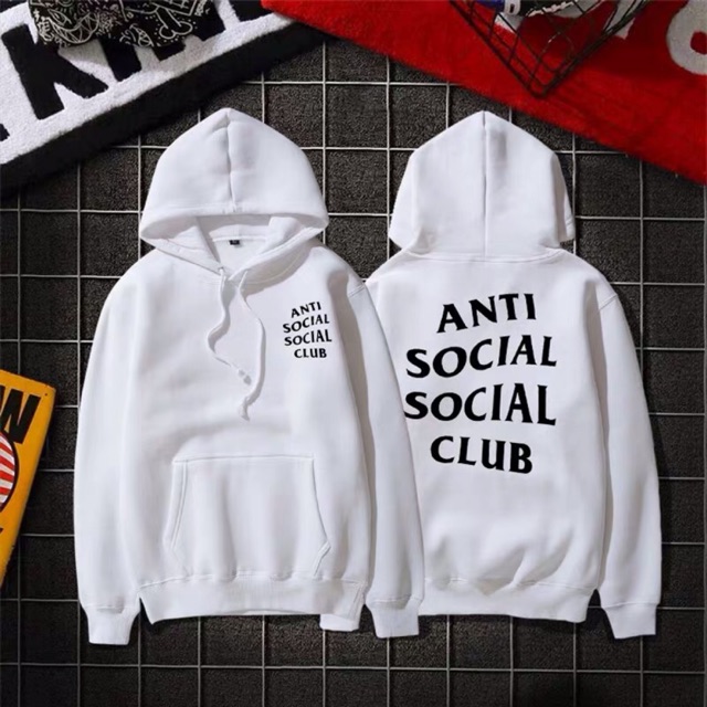 ÁO HOODIE ANTISOC TRẮNG